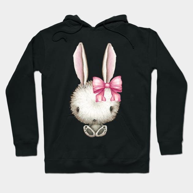 Easter Bunny Rabbit Cute Funny Gift Hoodie by Ligret